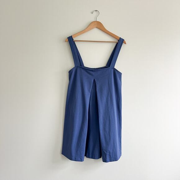 Free People Beach Nichola Sleeveless Romper Dress in Indigo Blue, Size Medium - Picture 2 of 11